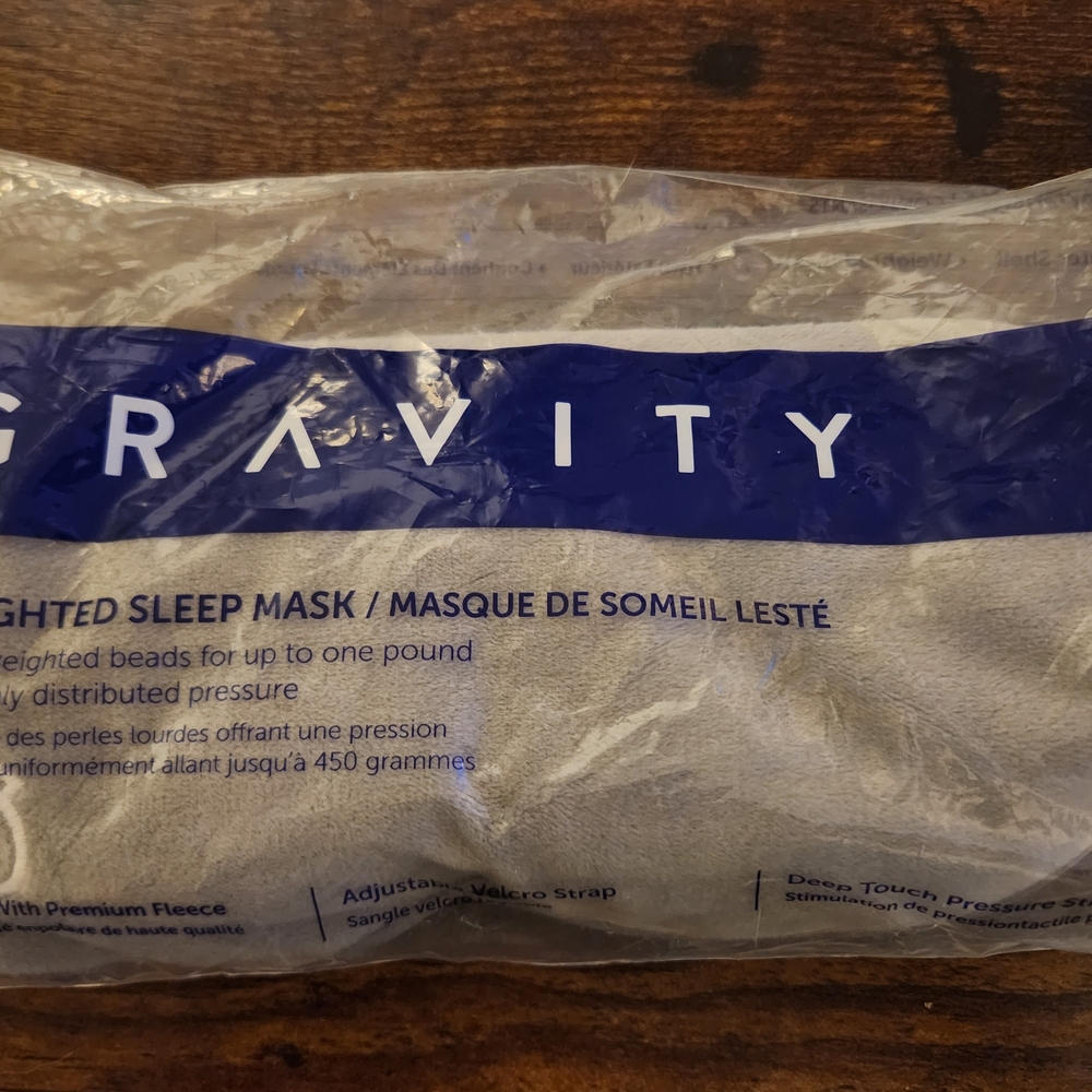 Weighted Sleep Mask - Gray